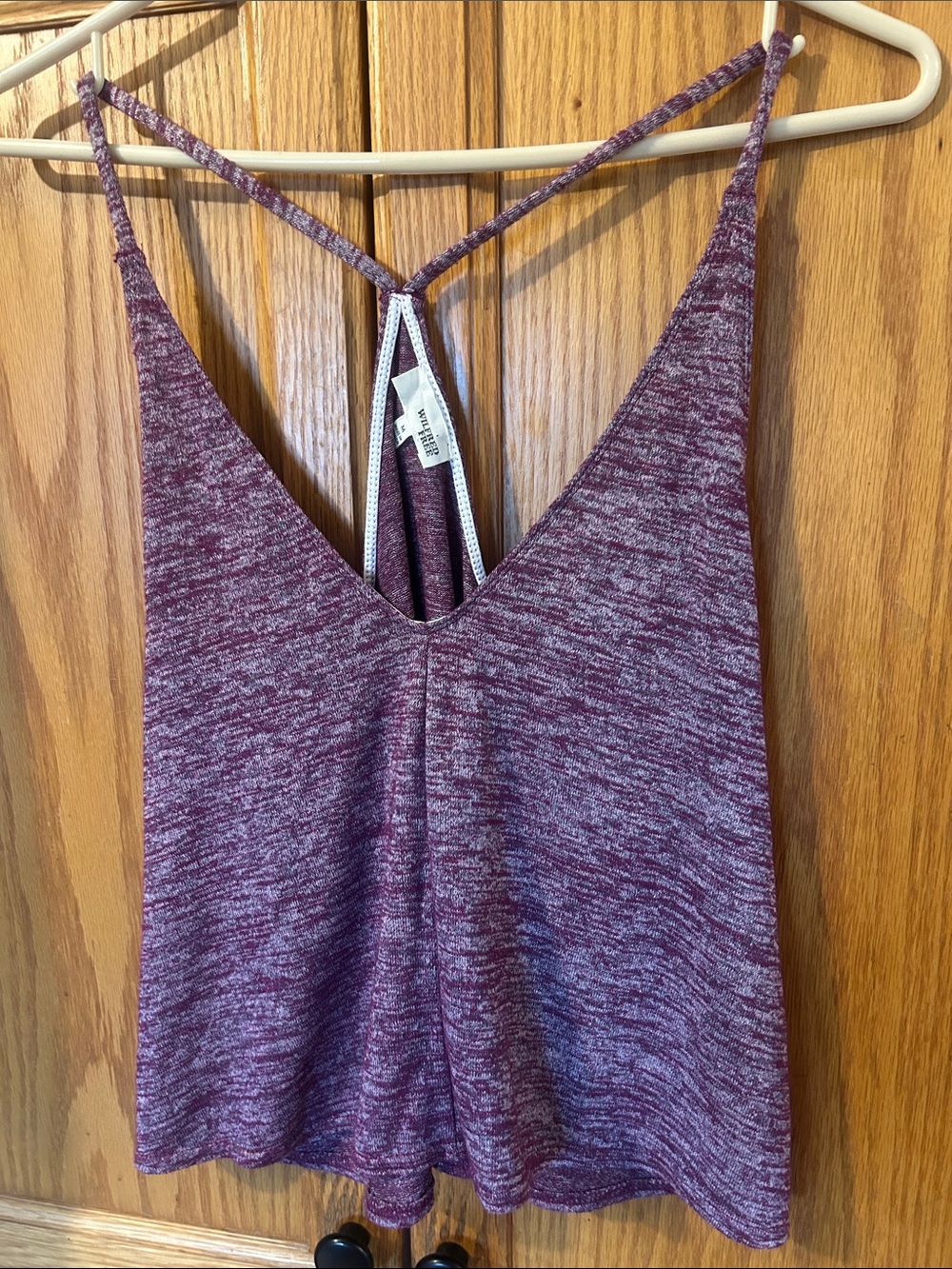 Wilfred Purple Heathered Strappy Tank Top